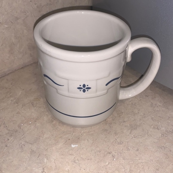Longaberger Mug, coffee/ tea, Traditional Blue Ivory - Picture 2 of 5